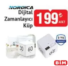 NORDİCA DİJİTAL ZAMANLAYICI KÜP NORDİCA DİJİTAL ZAMANLAYICI KÜP